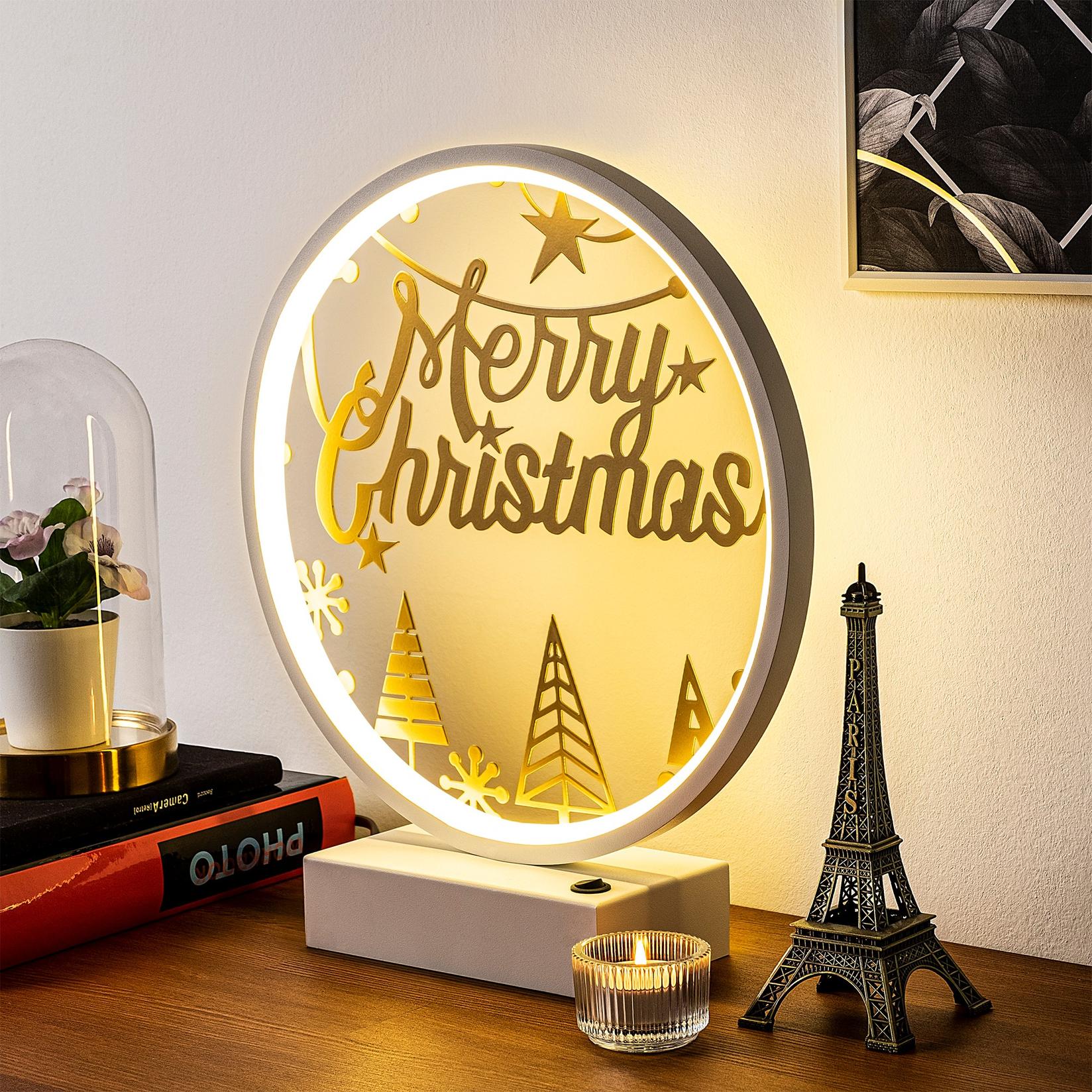 Opviq Stona lampa, Belo-Zlatna