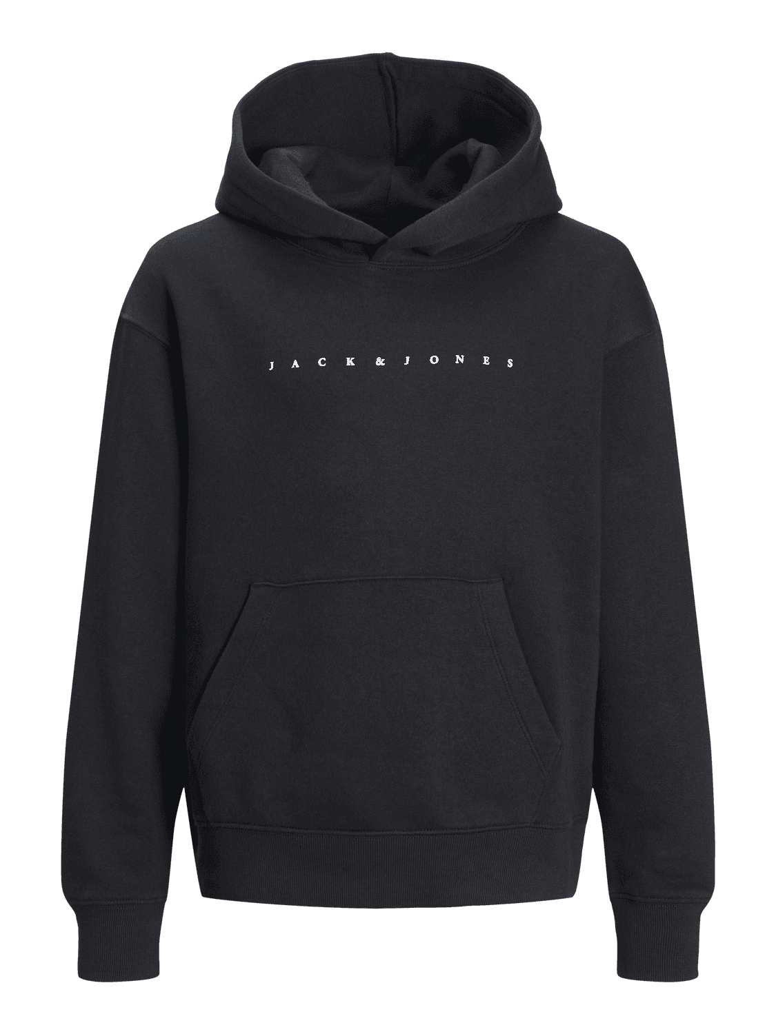 JACK & JONES JUNIOR Duks za dečake 12237468, Crni
