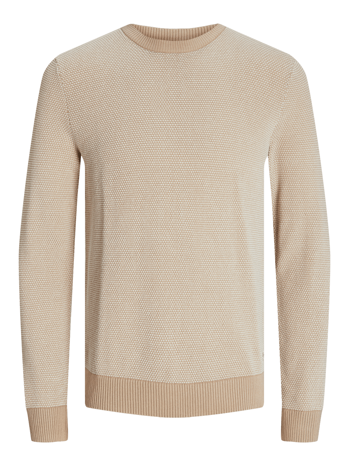 JACK & JONES Muški džemper 12258139, Bež