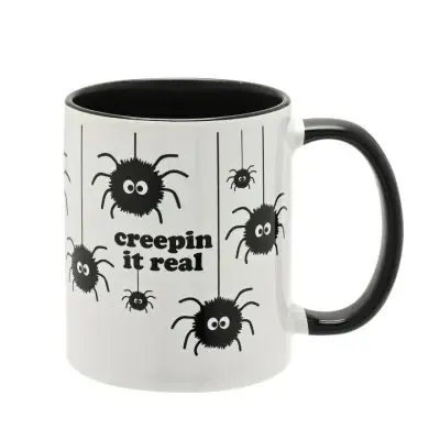 Widdop & Co. Šolja Creepin It Real Horror, 320 ml, Bela