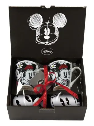 Egan Italy Set šolje i ceger Mickey and Minnie Disney, 3 komada