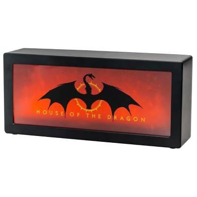 Grupo Erik Editores S. L. Stona lampa House Of The Dragon Game of Thrones Targarien, Crna