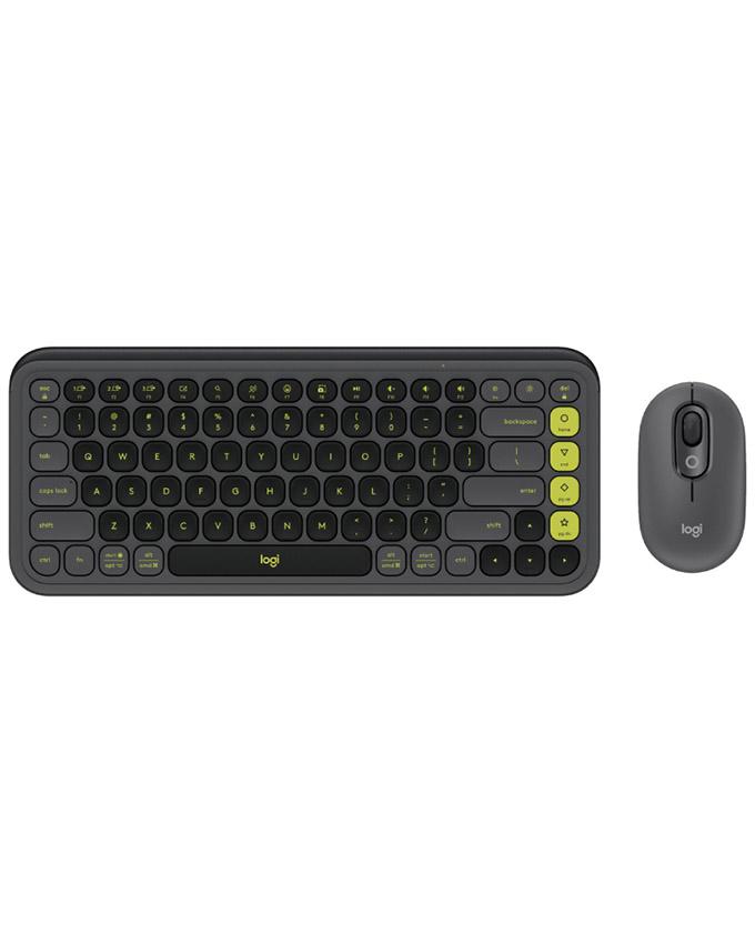 LOGITECH Set tastatura i miš POP Icon Combo. Bežični, US, Sivi