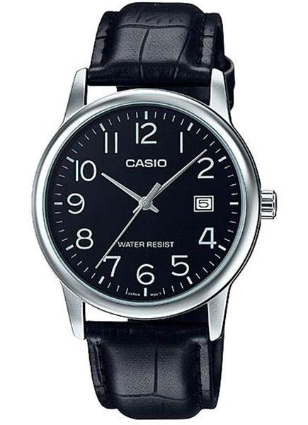 CASIO Muškii sat MTP-V002L-1B, Crni