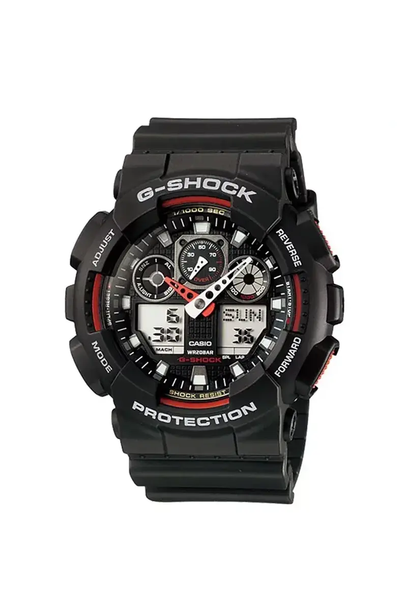 CASIO G-SHOCK Muški sat GA-100-1A4DR, Crni