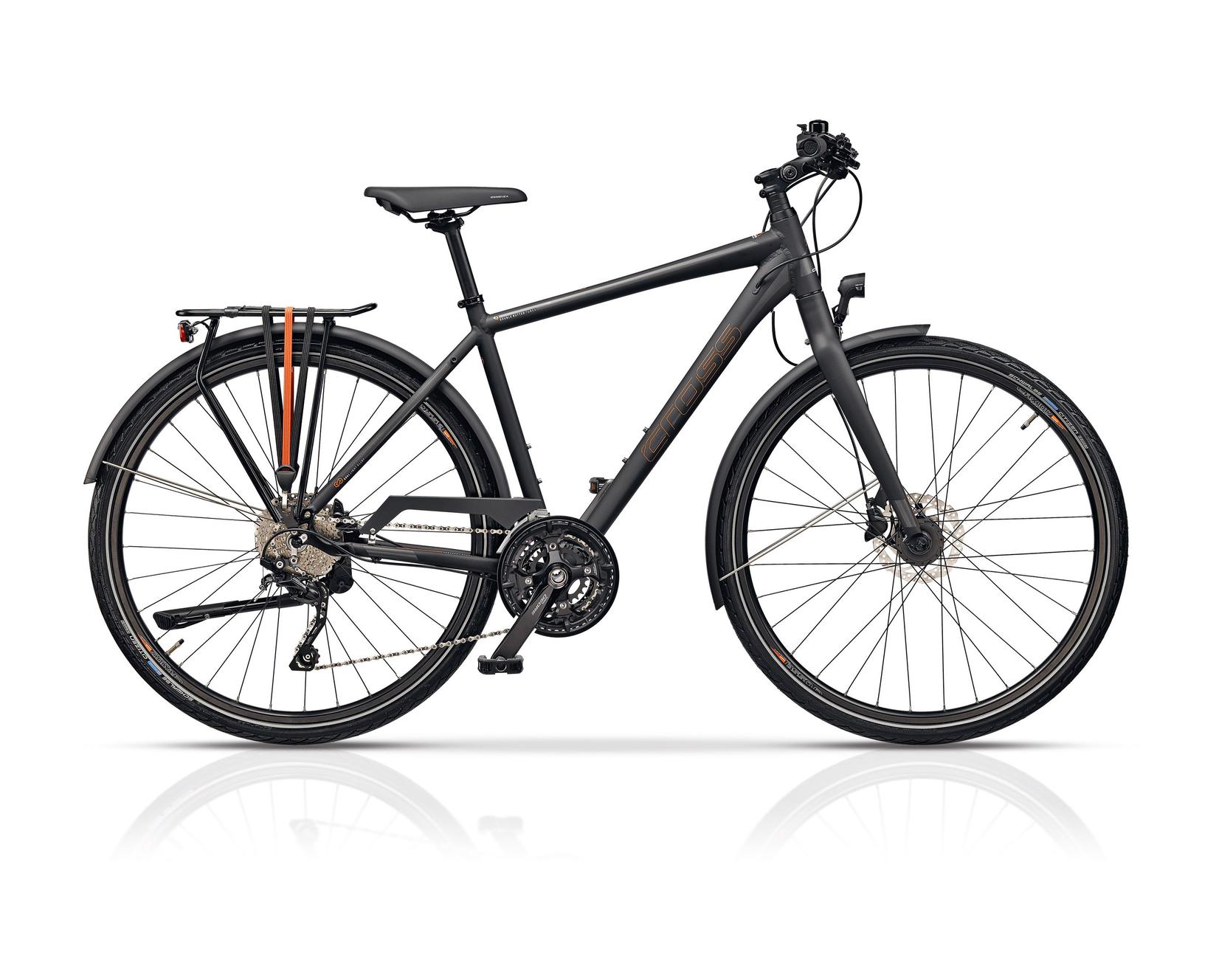 CROSS Muški bicikl Quest-trekking Man, 28", 500mm, Crni