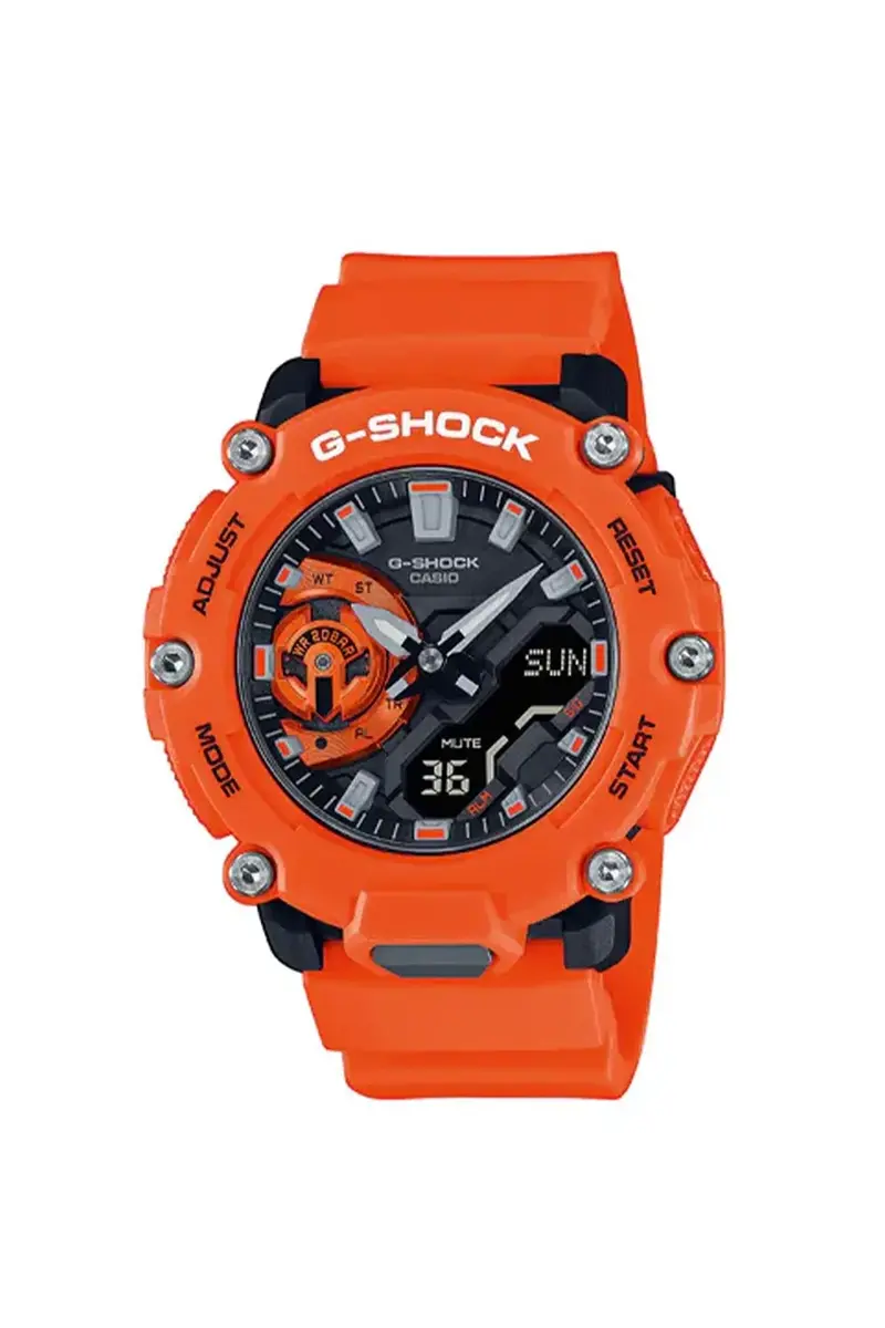 CASIO G-SHOCK Muški sat GA-2200M-4AER, Narandžasti