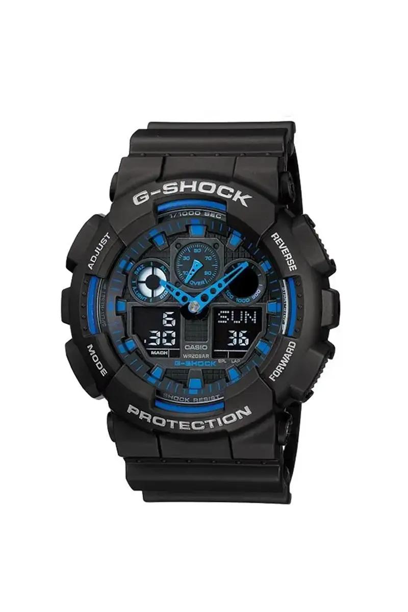 CASIO G-SHOCK Muški sat GA-100-1A2DR, Crni