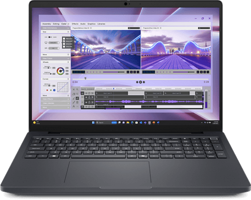 Dell Laptop Pro Max 16 Intel Ultra 7 265H, 16 GB RAM, 512 GB SSD, NVIDIA RTX PRO 500 6GB, Windows 11 Pro, Backlit tastatura, Fingerprint, ProSupport, Crni