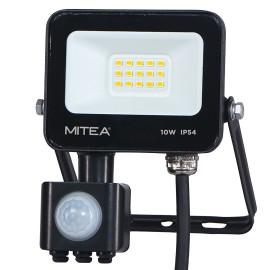 MITEA LIGHTING Reflektor sa senzorom M490010-RLS-C5, 6500K, SMD, ECO, 10W,  Crni