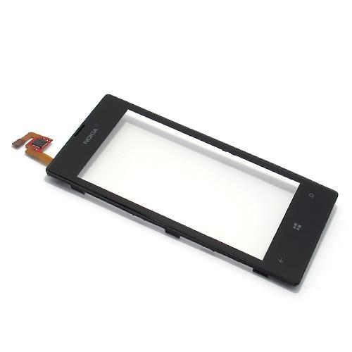 Staklo za touch screen za Nokia Lumia 520 + frame