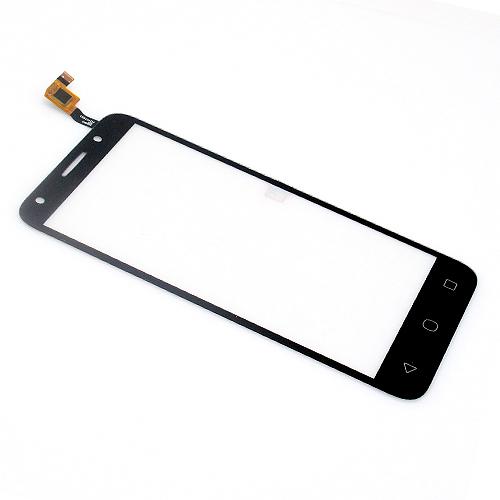 Staklo za touch screen za Alcatel OT-5045, Crni