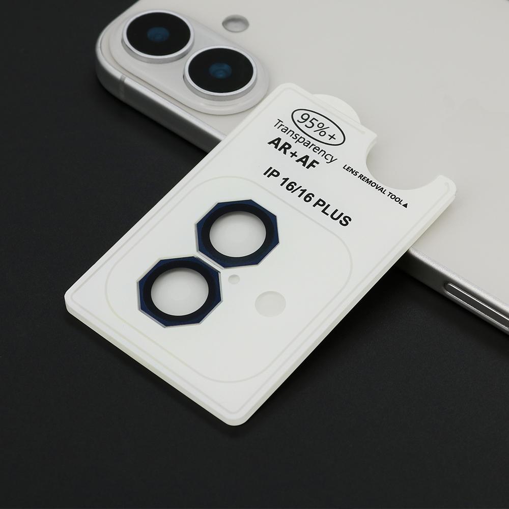 Zaštita za kameru Octagon za iPhone 16 (6.1)/16 Plus (6.7), Plava