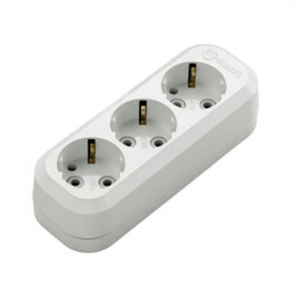 YU MAKEL Podsklop sa 3 utičnice MGP 131, Beli