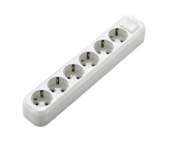 YU MAKEL Podsklop sa 6 utičnica MGP 181, Beli