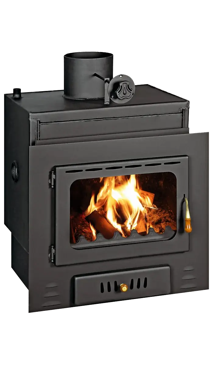 PRITY MV18 Etažni kamin 23.1kW, Crni