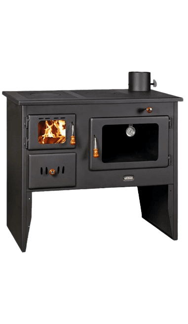 PRITY 2P41 Šporet na drva, 15.2 kW, Crni