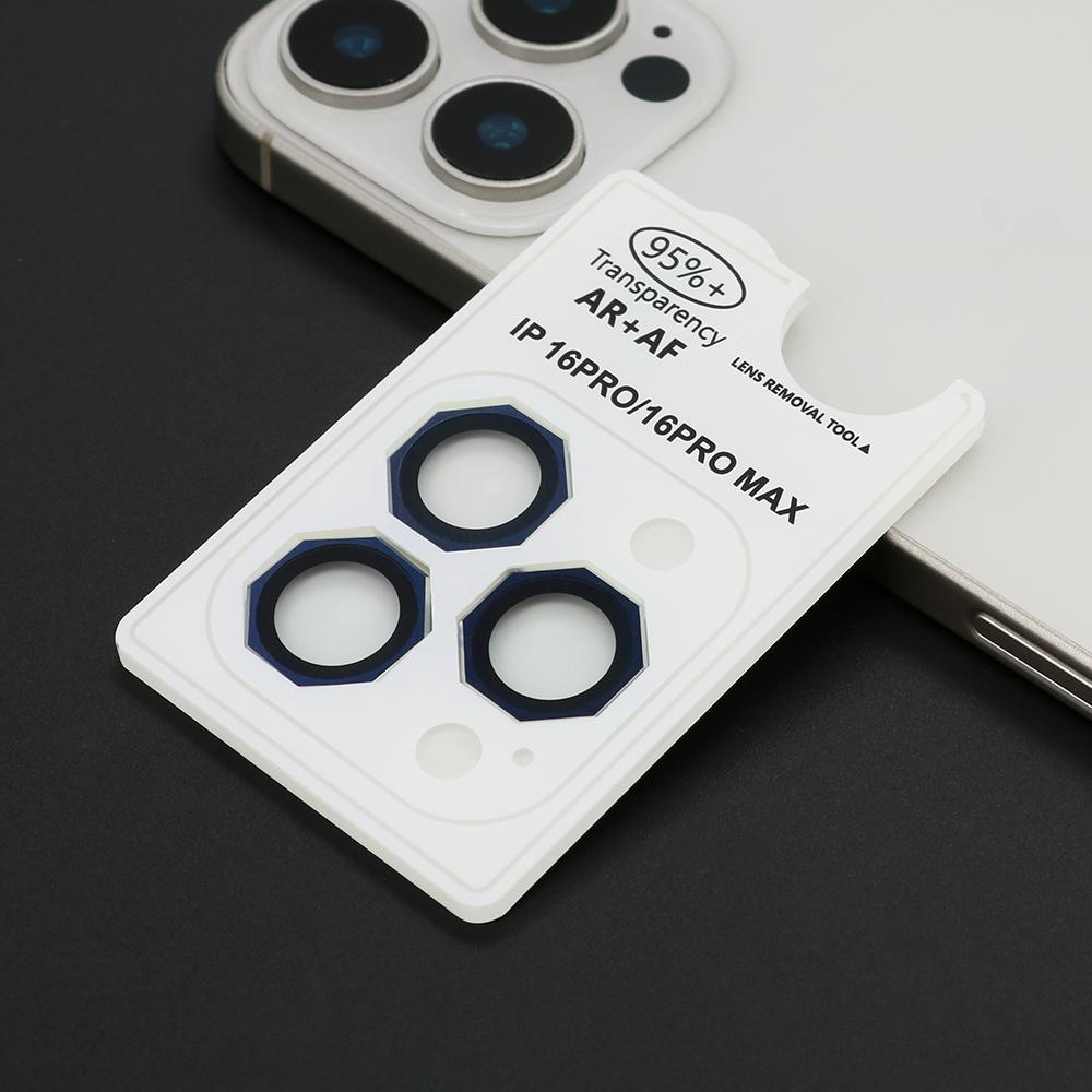 Zaštita za kameru Octagon za iPhone 16 Pro (6.3)/16 Pro Max (6.9), Plava