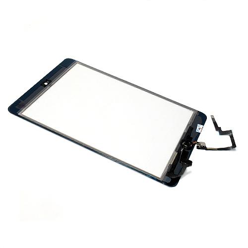 Staklo za touch screen za iPad mini 3 + home dugme, Beli