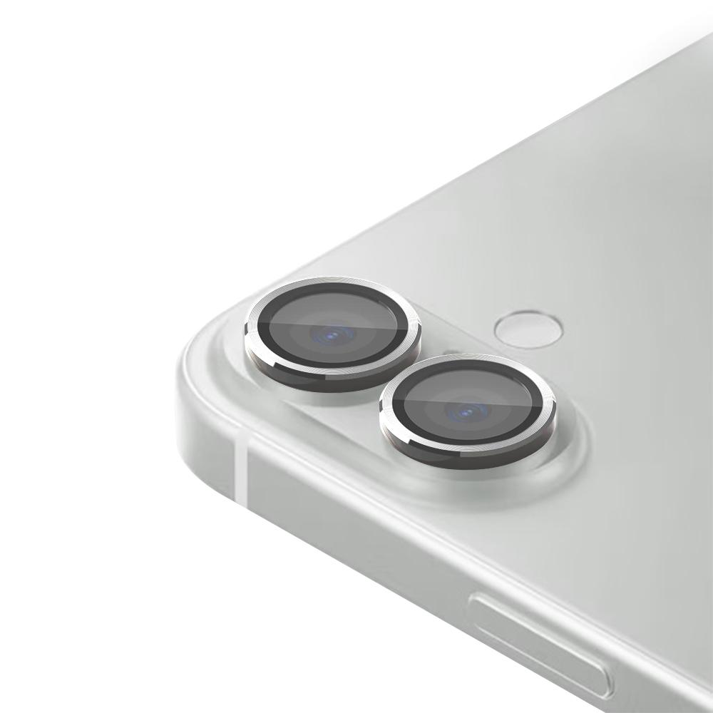 Zaštita za kameru Ring za iPhone 16 (6.1)/16 Plus (6.7), Srebrna