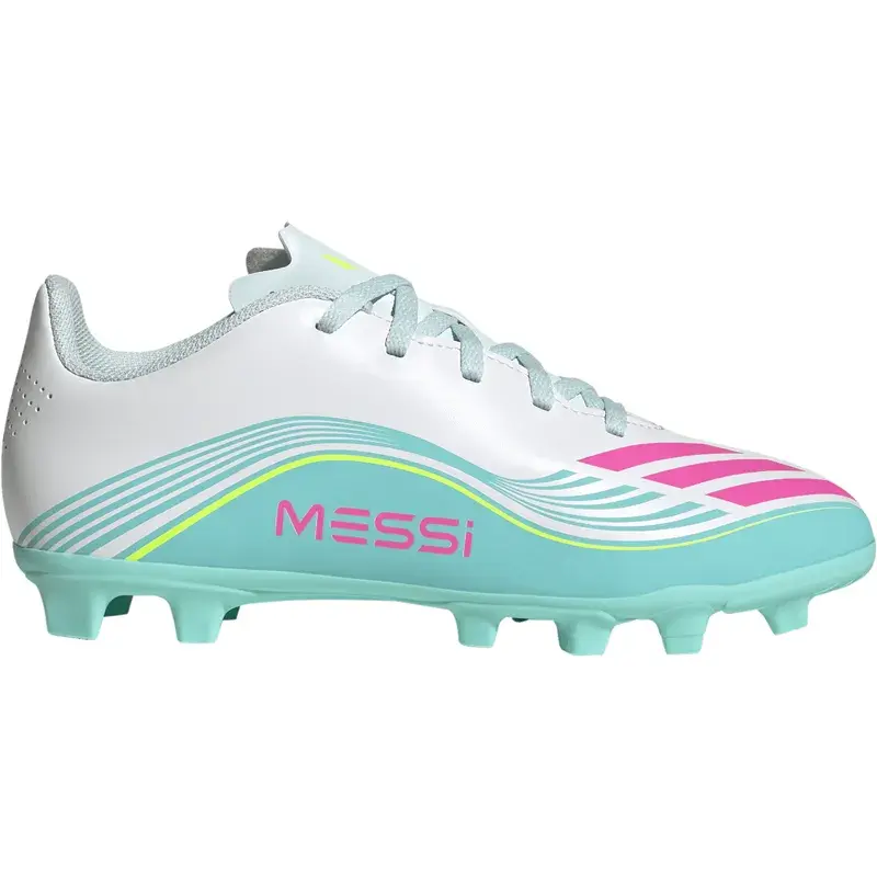 Adidas Kopačke za dečake F50 Messi Club FG/MG, Belo-plave