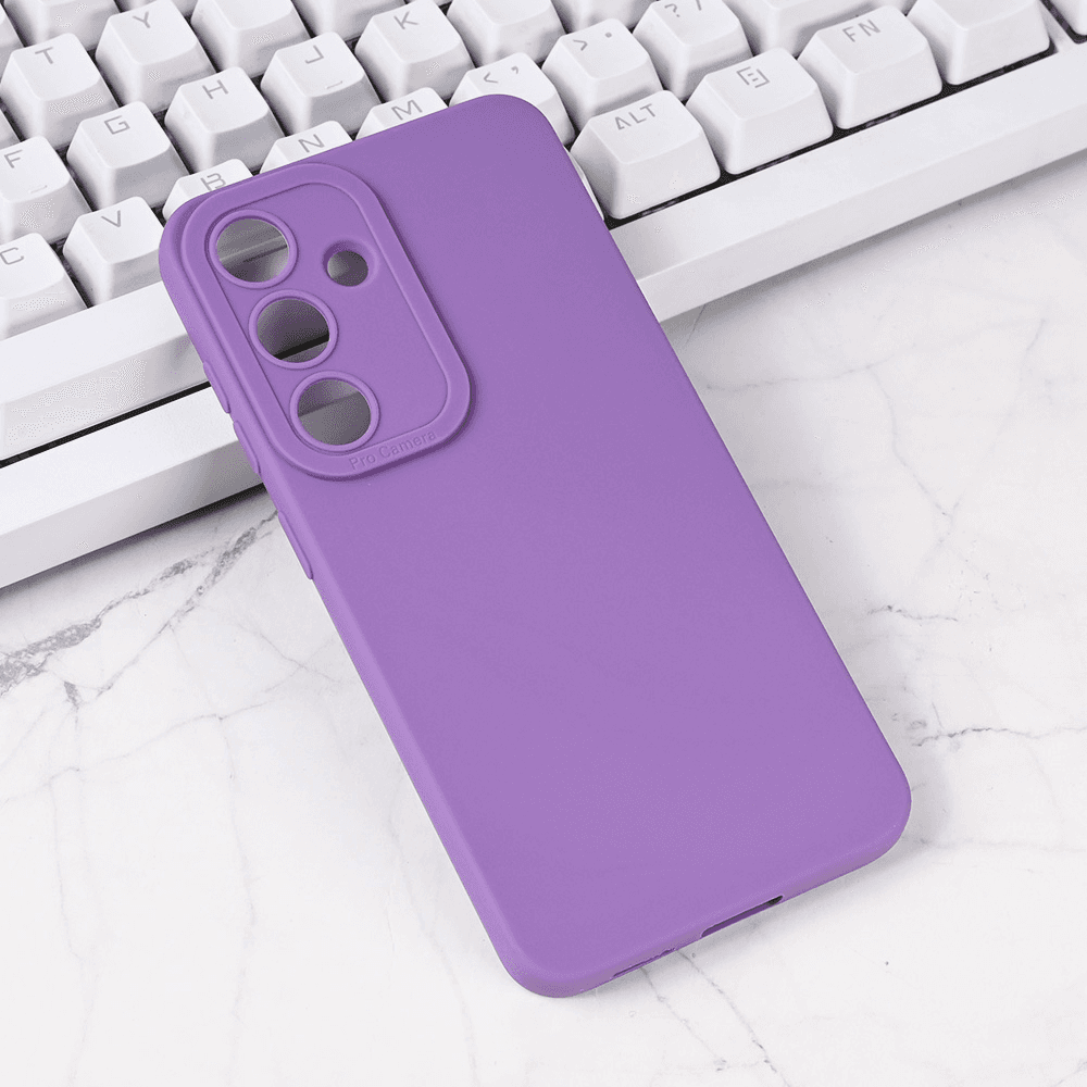 Maska za telefon Silikon Pro Camera za Samsung S931B Galaxy S25 5G, Ljubičasta