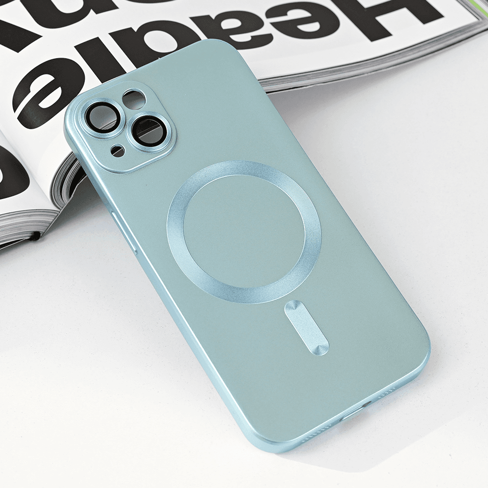 Maska za telefon Magsafe Chrome za iPhone 14 6.1, Plava