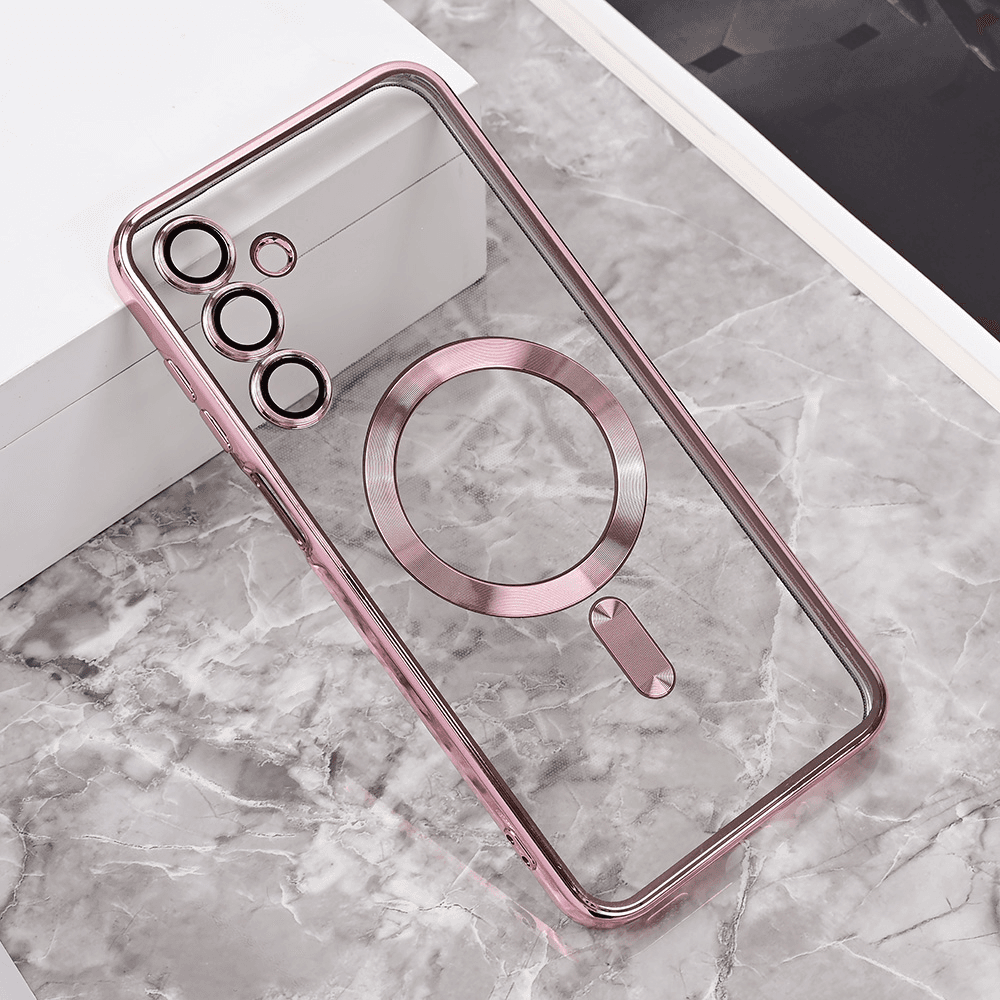 Maska za telefon Magsafe Lux za Samsung A165F Galaxy A16, Roze