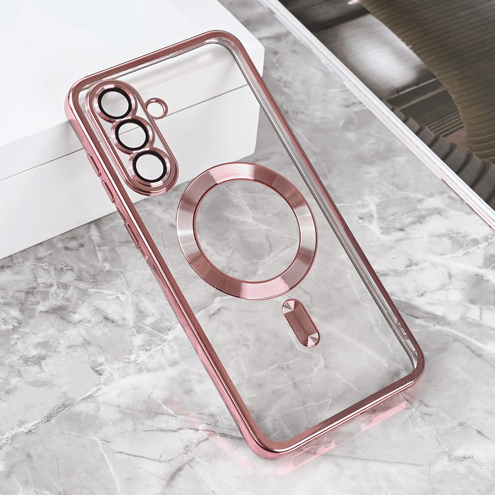 Maska za telefon Magsafe Lux za Samsung A566B Galaxy A56 5G, Roze
