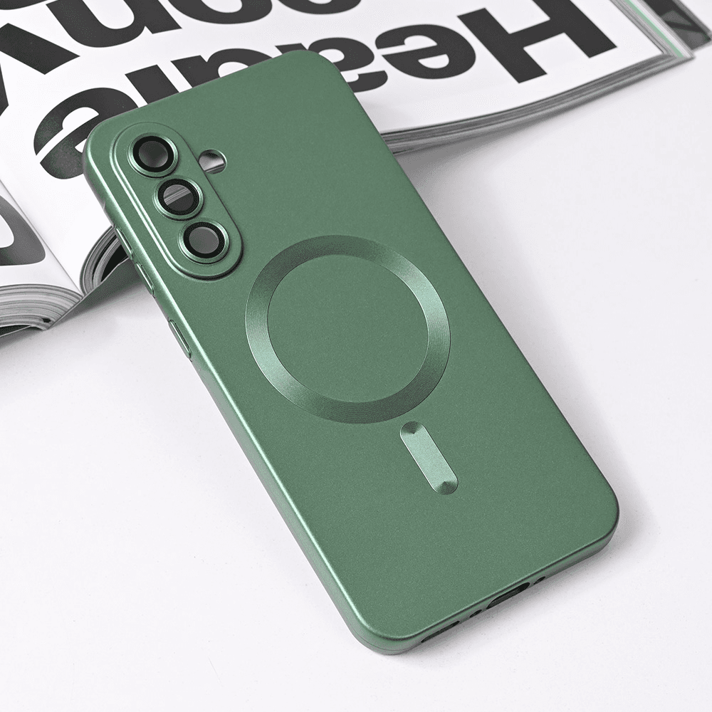 Maska za telefon Magsafe Chrome za Samsung A366B Galaxy A36, Zelena