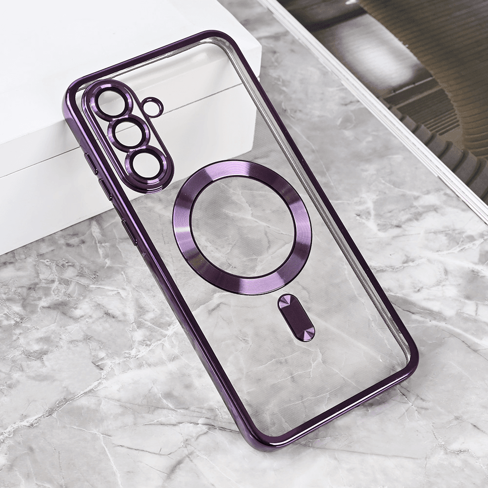 Maska za telefon Magsafe Lux za Samsung A566B Galaxy A56 5G, Ljubičasta