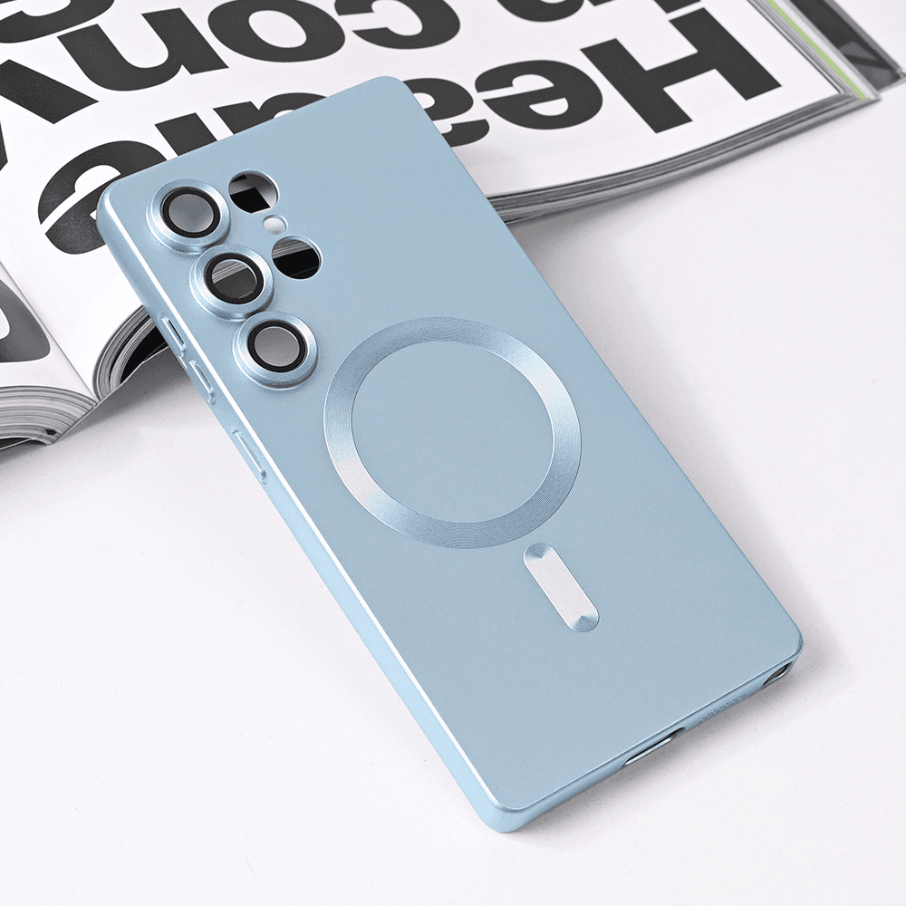 Maska za telefon Magsafe Chrome za Samsung S938B Galaxy S25 Ultra, Plava