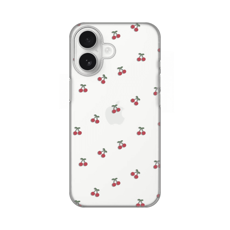 Maska za telefon Silikonska Print Skin za iPhone 16 6.1 Little Cherry