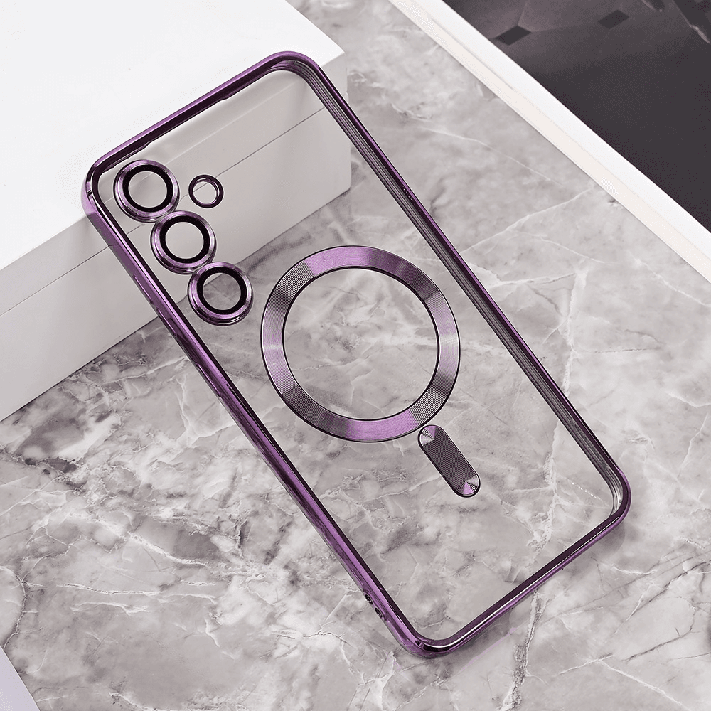 Maska za telefon Magsafe Lux za Samsung S721B Galaxy S24 FE, Ljubičasta