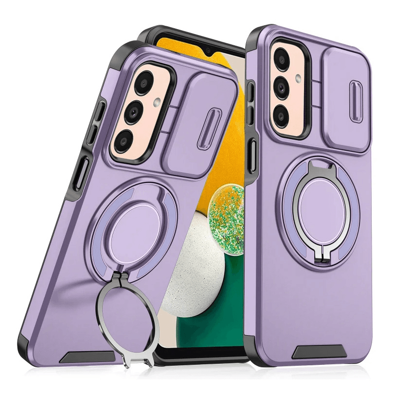 Maska za telefon CamShield Ring stand za Samsung A165F Galaxy A16, Ljubičasta