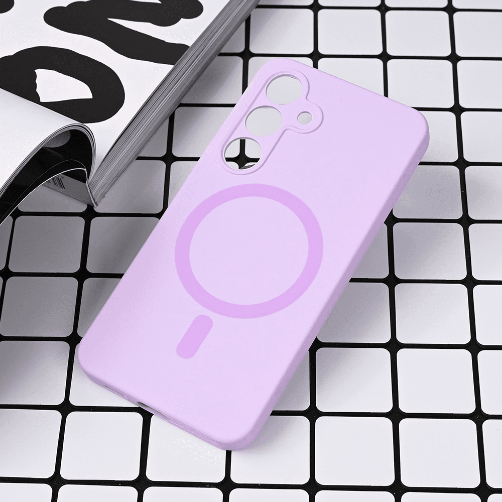 Maska za telefon Magsafe Pure color za Samsung S921B Galaxy S24, Lavanda