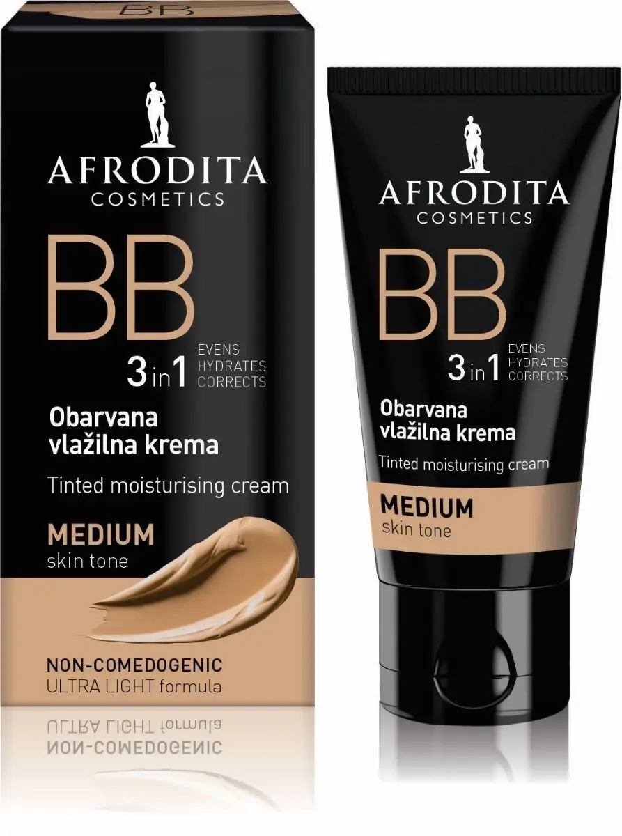 AFRODITA Tonirana hidratantna krema BB 3u1, Medium, 30ml