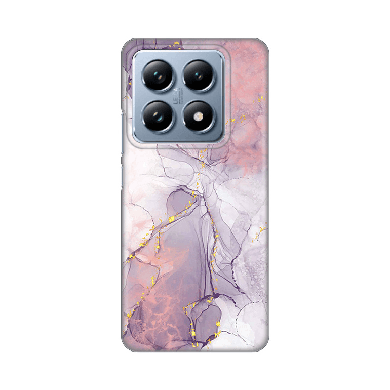 Maska za telefon Silikonska Print za Xiaomi 14T Pro Pink Marble