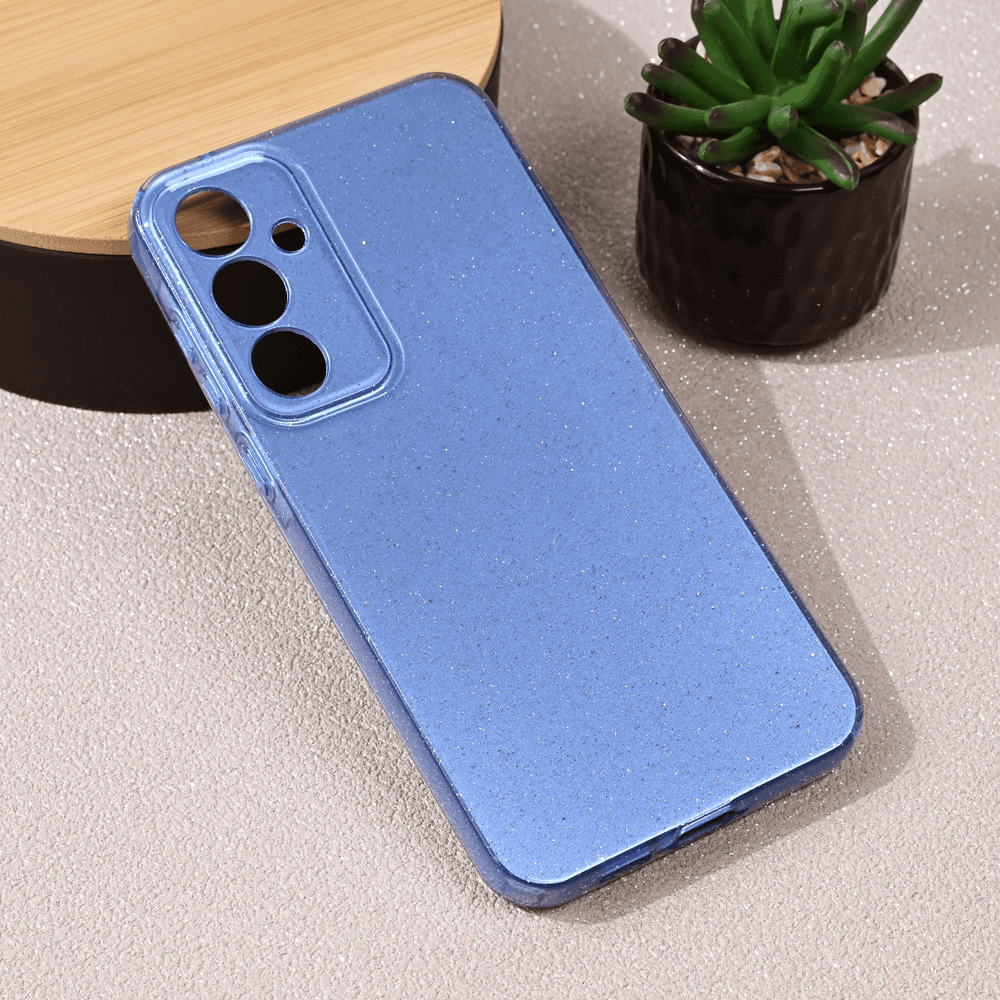 Maska za telefon Sparkle Dust za Samsung A556B Galaxy A55 5G, Plava