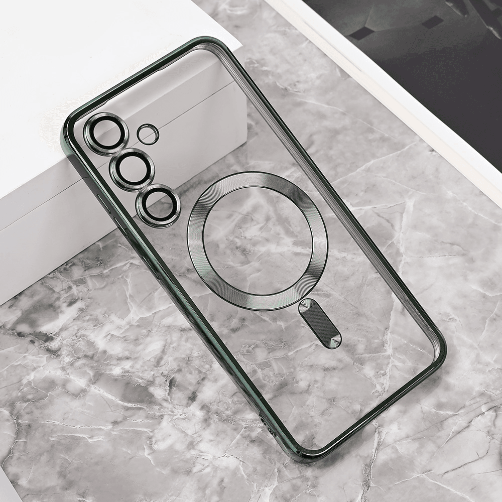 Maska za telefon Magsafe Lux za Samsung S721B Galaxy S24 FE, Zelena