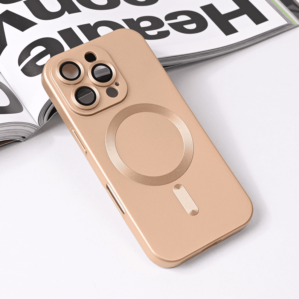 Maska za telefon Magsafe Chrome za iPhone 16 Pro 6.3, Zlatne boje