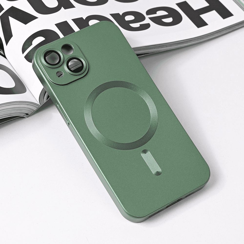 Maska za telefon Magsafe Chrome za iPhone 14 6.1, Zelena