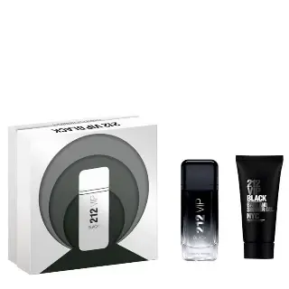 Carolina Herrera Muški set 212 Vip Black, EDP, 100 ml + Gel za tuširanje, 100 ml