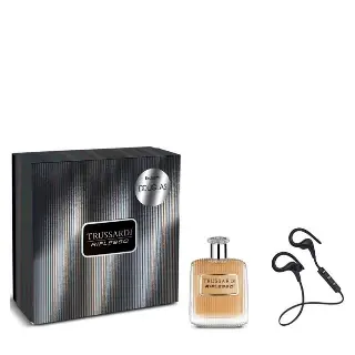 Trussardi Muški set Riflesso, EDT, 50 ml + Bluetooth slušalice, Crne