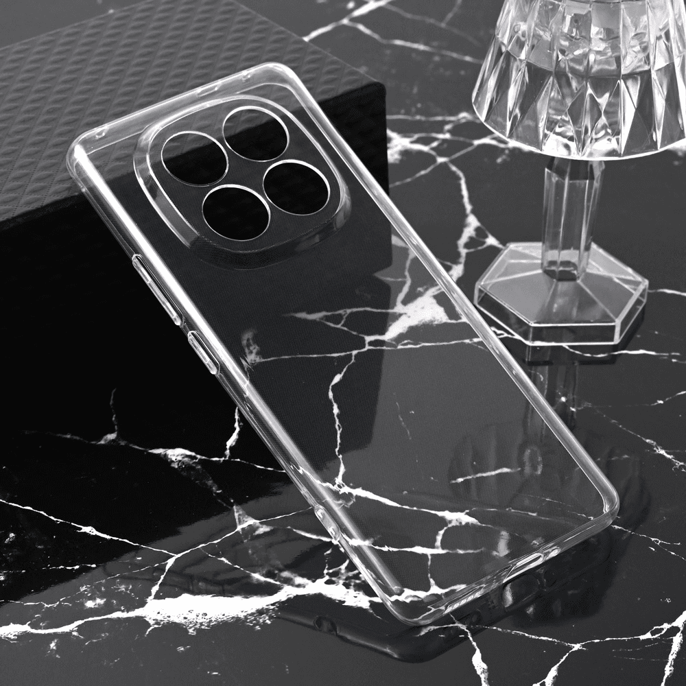 Maska za telefon silikonska Ultra Thin za Xiaomi Redmi Note 14 Pro Plus, EU, Providna