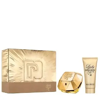 Paco Rabanne Ženski set Lady Million, EDP, 80 ml + Losion za telo, 100 ml
