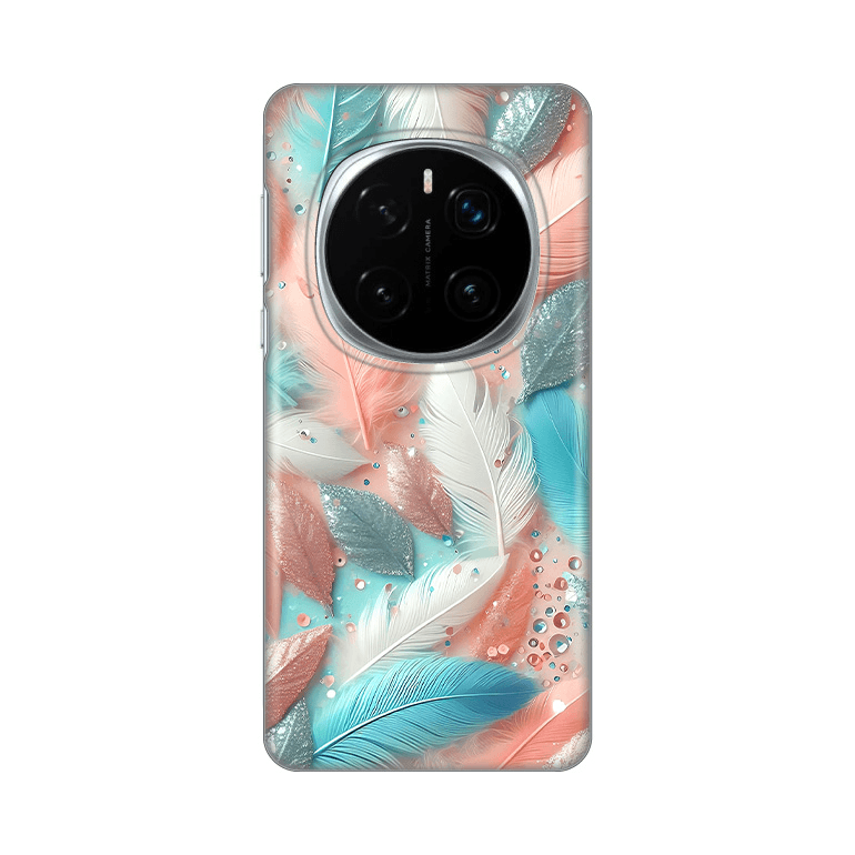 Maska za telefon Silikonska Print za Honor Magic 7 Pro Pastel Feathers
