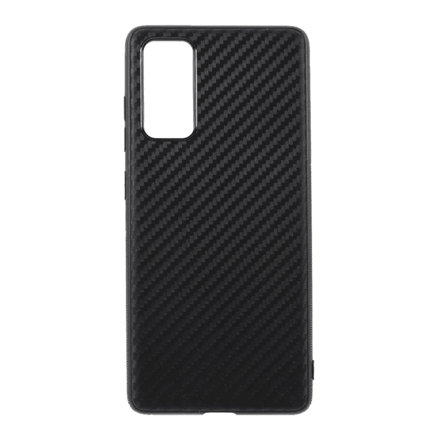 Maska za telefon Carbon fiber za Samsung G980F Galaxy S20, Crna