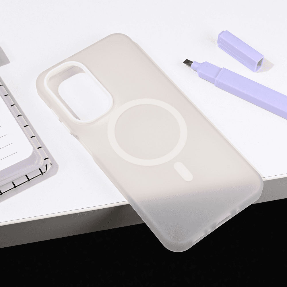 Maska za telefon Magsafe Pastel za Samsung A266B Galaxyg A26 5G, Bela
