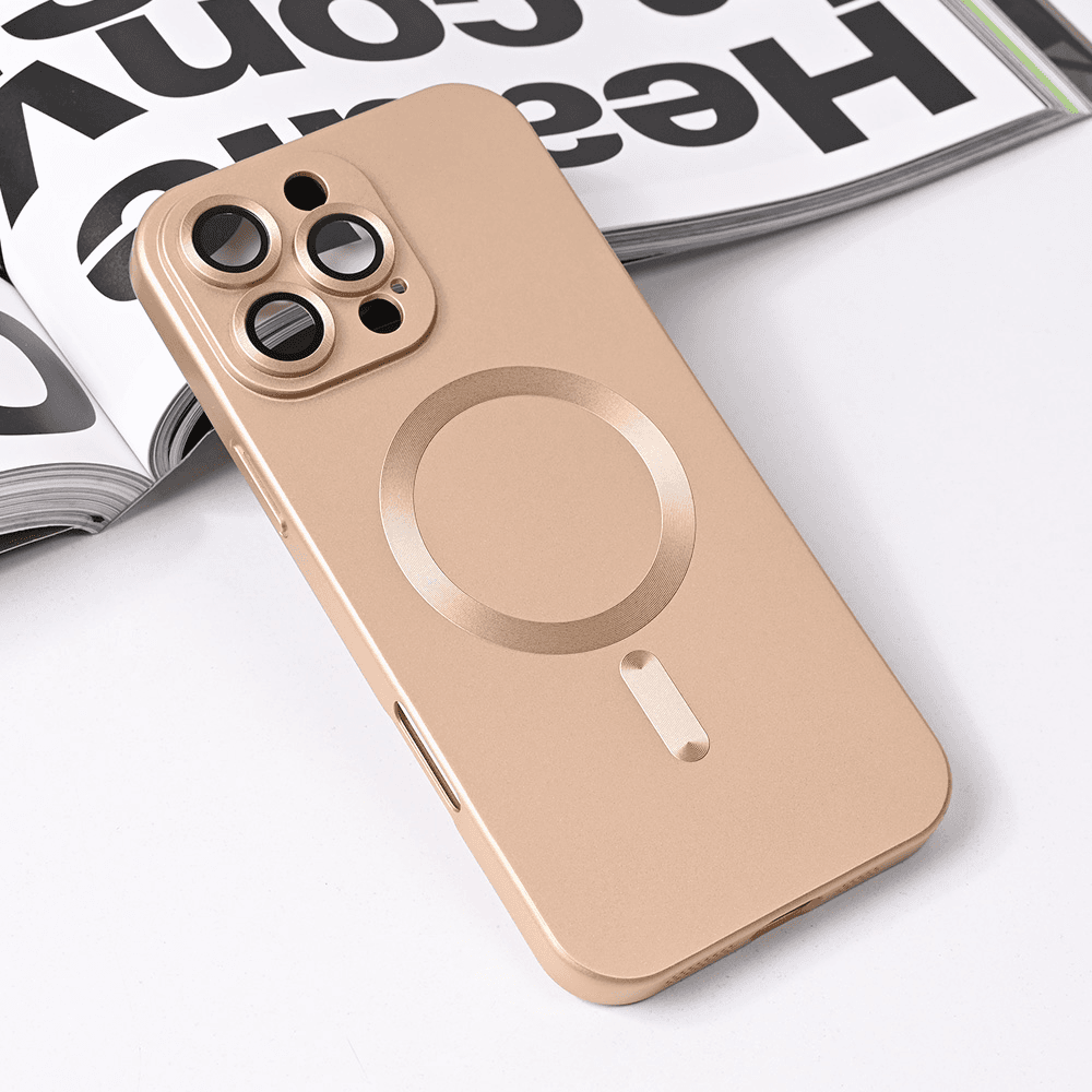 Maska za telefon Magsafe Chrome za iPhone 16 Pro Max 6.9, Zlatne boje